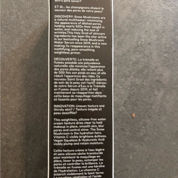 Volition snow mushroom water primer NIB - Picture 3 of 3